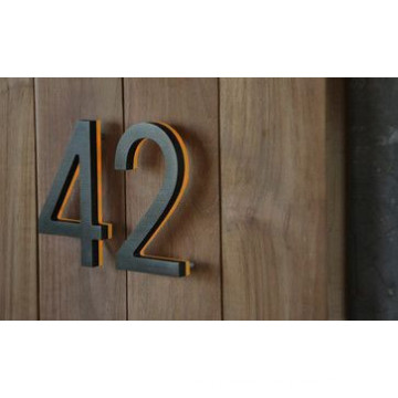 Nombre en métal de supermarché de chambre d&#39;hôtel de numéro de Chambre d&#39;intérieur